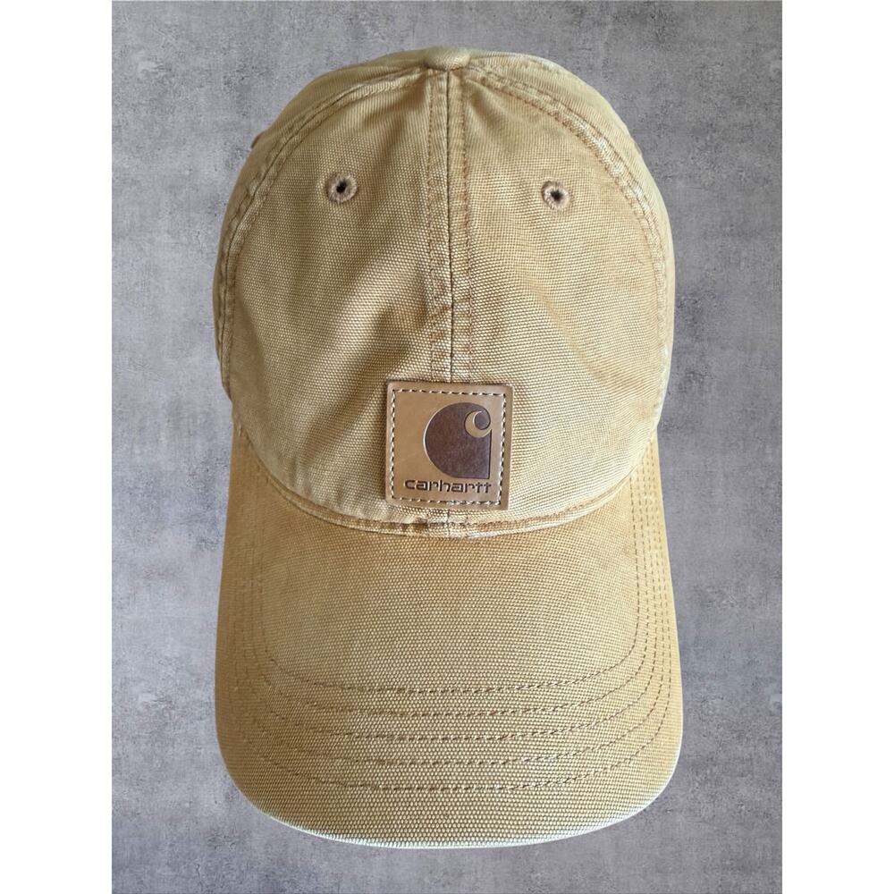 Carhartt Odessa Cap Hat Brown Cotton Canvas Adjustable Gorpcore Casual Dad Hat